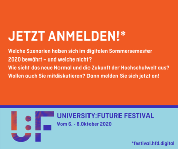 University Future Festival - jetzt anmelden!