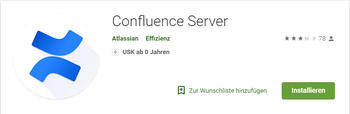 Screenshot Confluence App