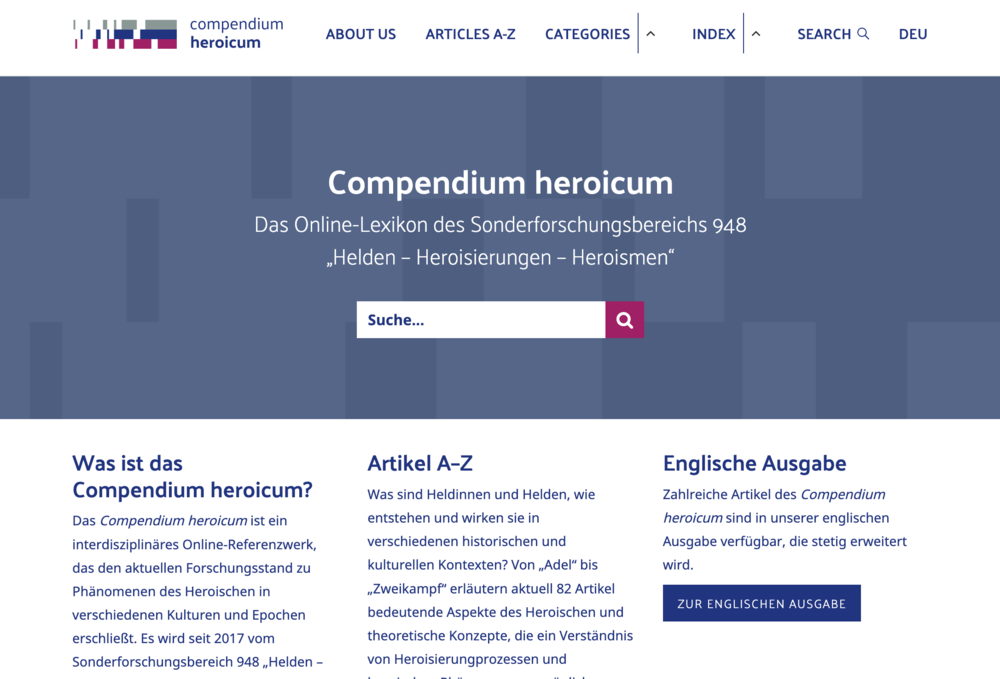 Startseite Compendium heroicum