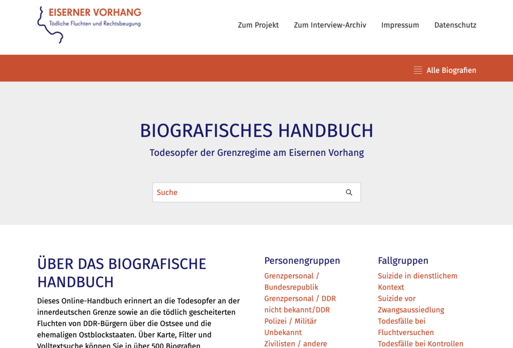 Startseite Eiserner Vorhang