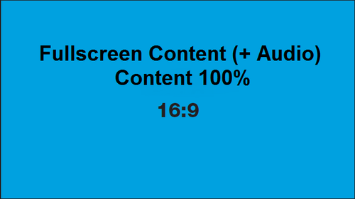 Fullscreen Content